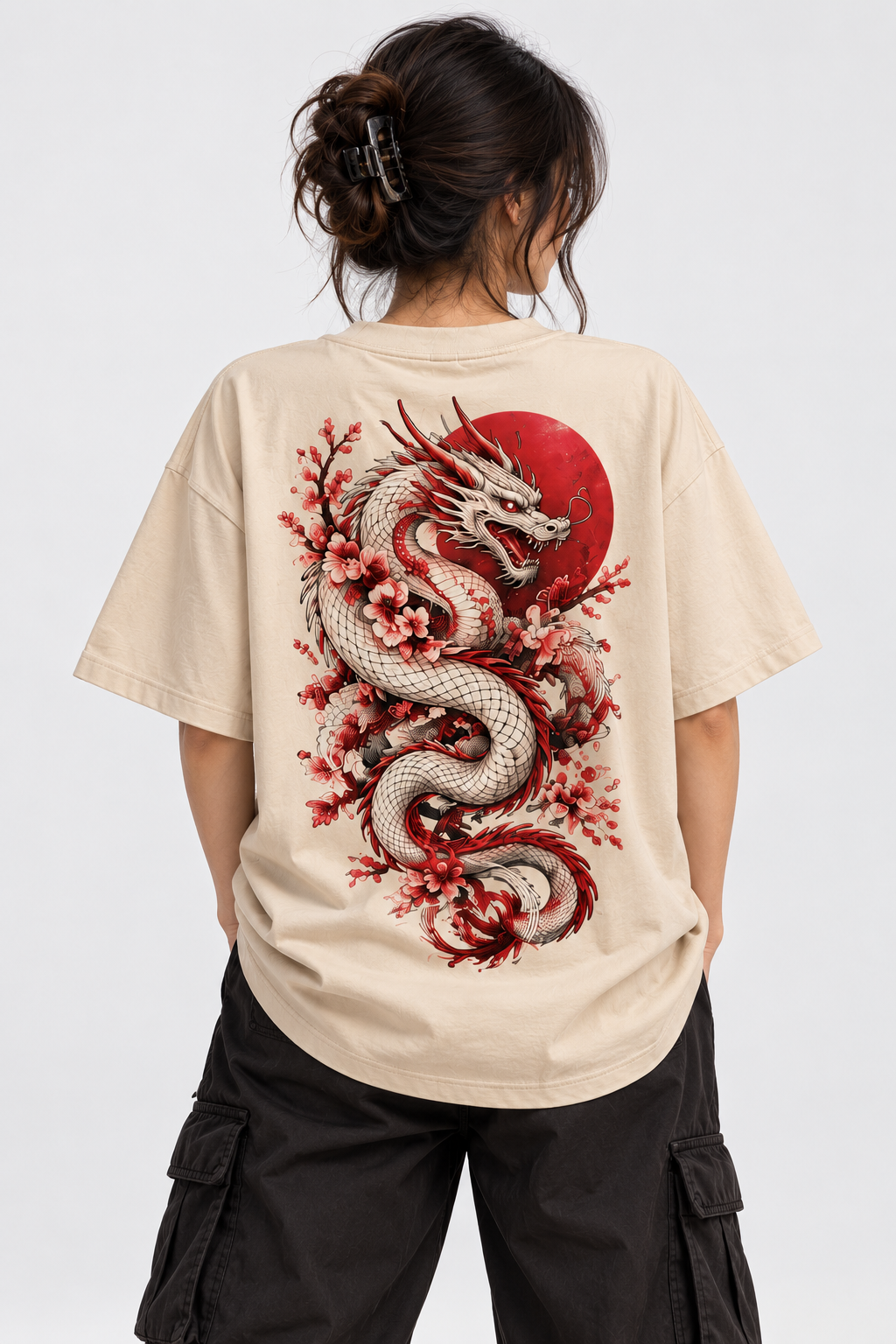 Look 02 / Vintage Rust Drop Shoulder